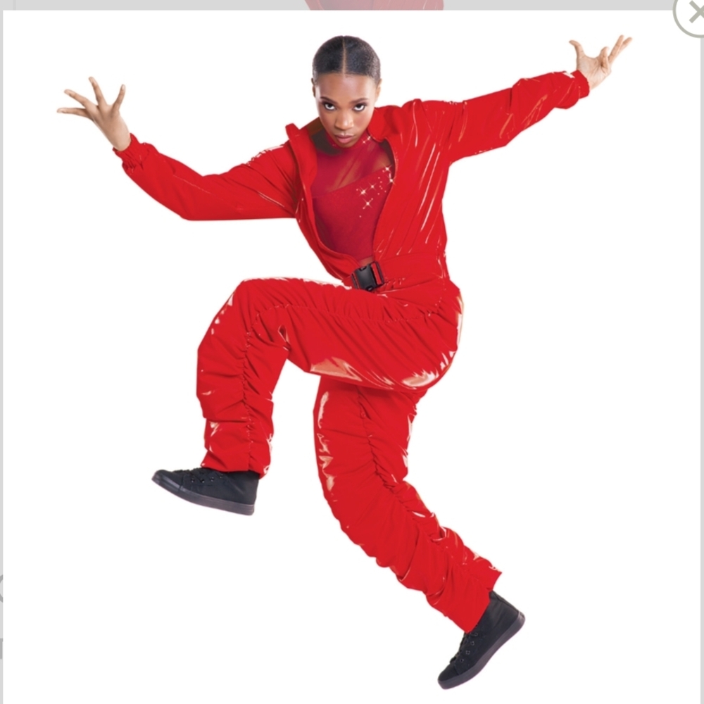 Kids Red Dance Costume